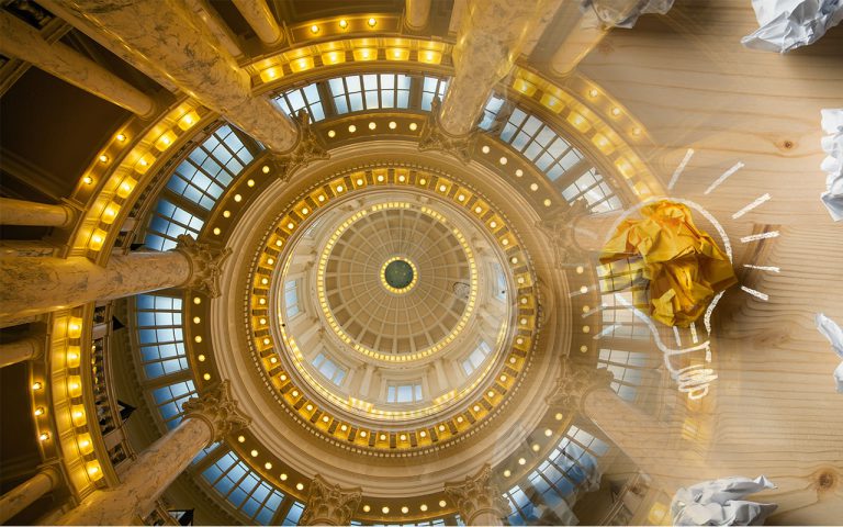 Interior Capitol building dome