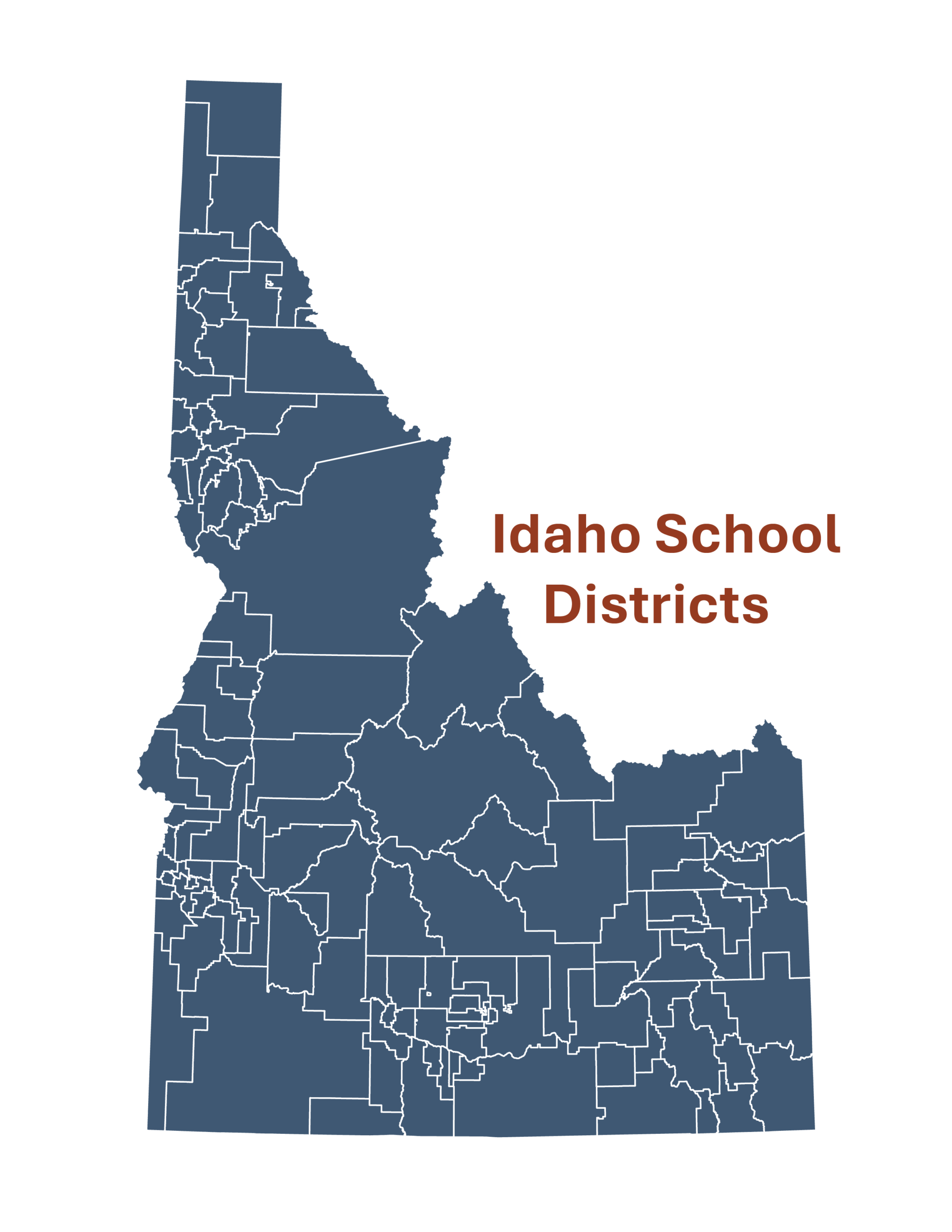 map of Idaho school district trustee zones