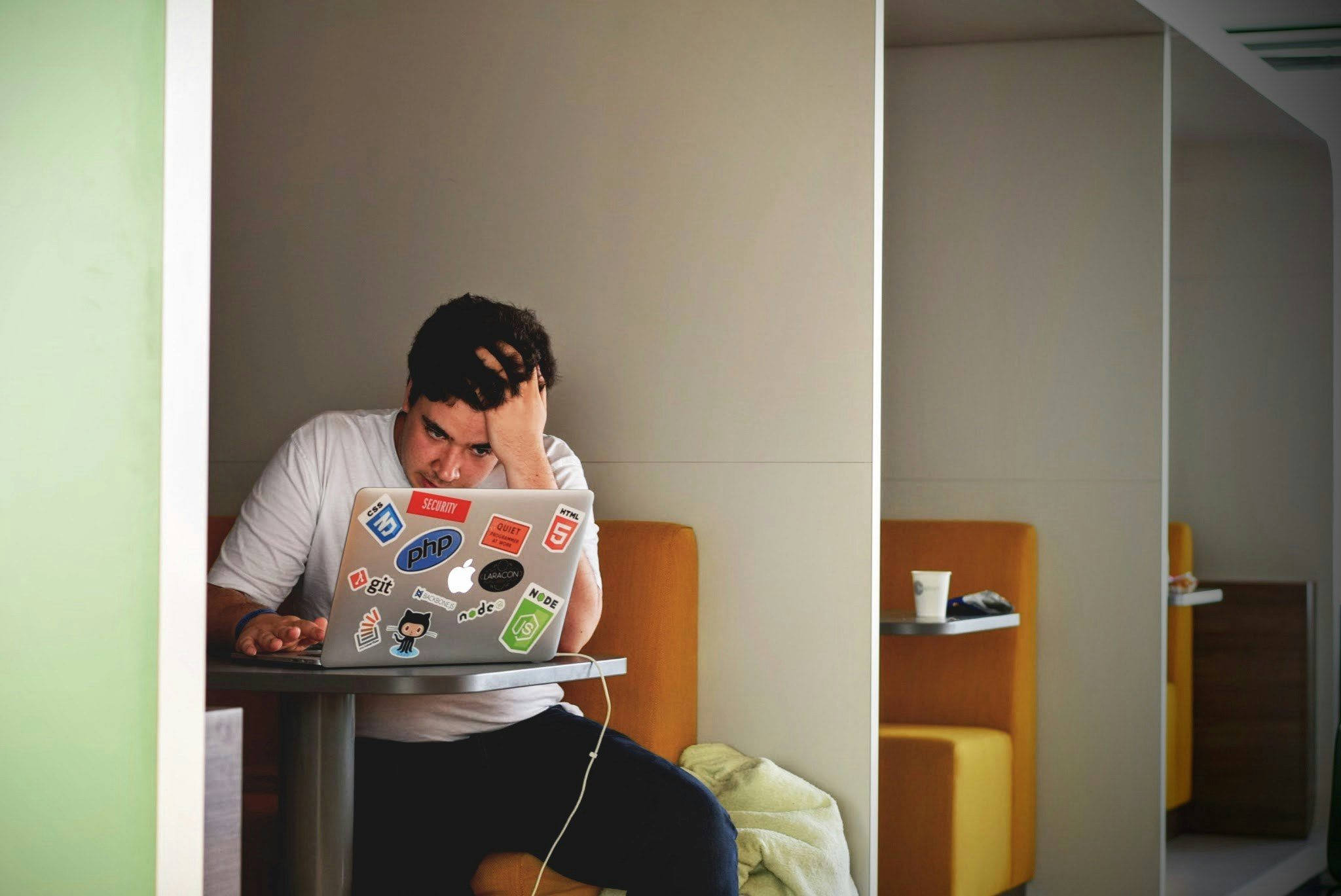 frustrated student
